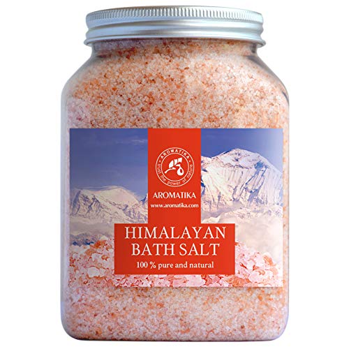 Sales de Baño Himalayan Pink 1300g - 100% Puro & Natural - Sal Himalayan - Mejor Para un Buen Sueño - Alivio del Estrés - Baño - Belleza - Relajante