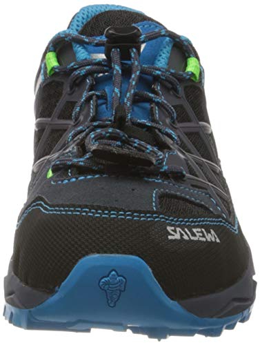 Salewa JR Wildfire Zapatos de Senderismo, Ombre Blue/Fluo Green, 35 EU