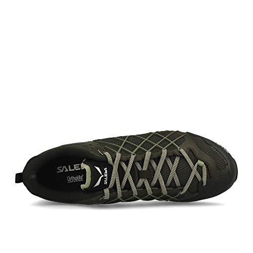 Salewa MS Wildfire Zapatos de Senderismo, Black Olive/Siberia, 44.5 EU