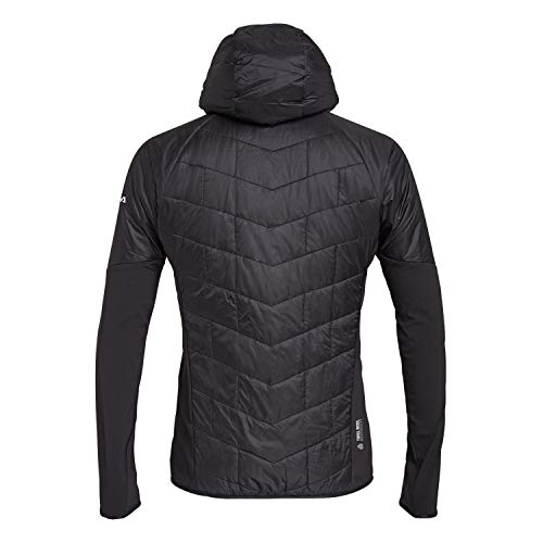 SALEWA Ortles Hybrid Tirolwool Celliant Chaqueta, Hombre, Negro (Black out), S