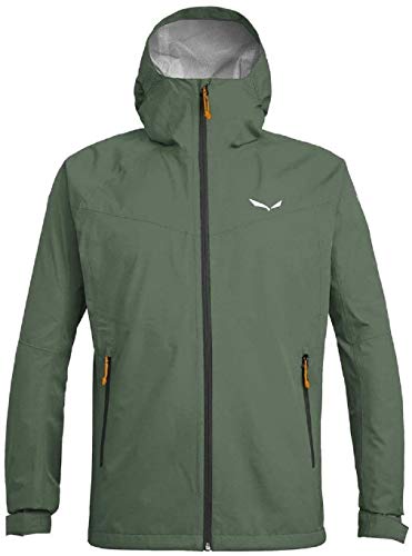 SALEWA PUEZ (AQUA 3) PTX M JKT, Chaqueta, Hombre, Verde (Duck Green/0910), 46/S