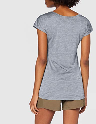 SALEWA Puez Melange Dry W S/S tee Camiseta, Mujer, Gris, 44/38