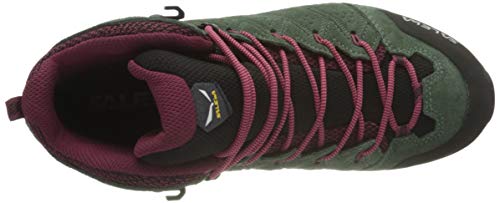 Salewa WS Alp Mate Mid WP Botas de Senderismo, Duck Green/Rhododendon, 42 EU