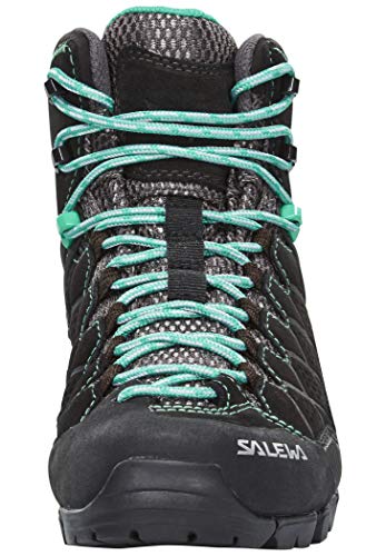 Salewa WS Alp Trainer Mid Gore-TEX Botas de Senderismo, Black Out/Agata, 38 EU