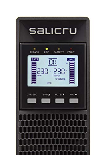 Salicru SLC 2000 Twin RT2 – Sistema de Alimentación Ininterrumpida (SAI/UPS) de 2000 VA On-Line Doble conversión Torre/Rack
