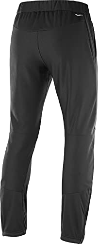 Salomon Agile Warm Pant - Pantalón Deportivo Hombre, Negro (Black), M