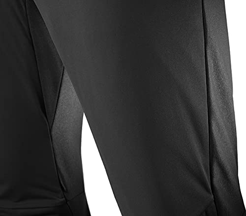 Salomon Agile Warm Pant - Pantalón Deportivo Hombre, Negro (Black), M