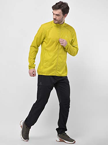 SALOMON Agile Wind Jkt Jacket, Hombre, Amarillo (Citronelle), XL