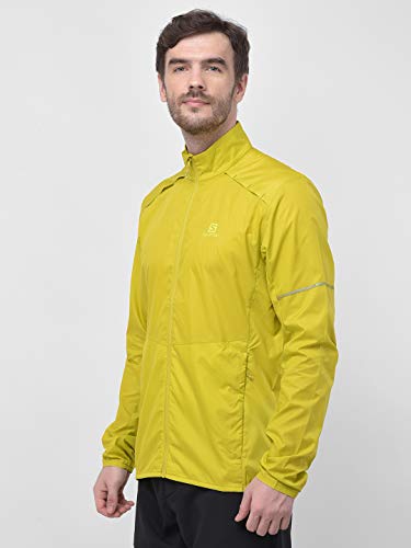 SALOMON Agile Wind Jkt Jacket, Hombre, Amarillo (Citronelle), XL