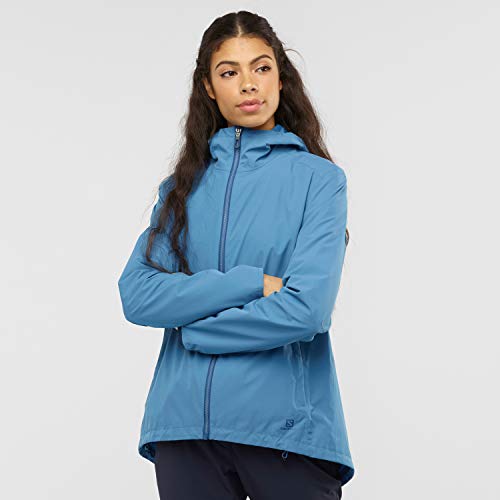 SALOMON Comet WP JKT W Chaqueta Impermeable, Azul (Copen Blue), Talla S para Mujer