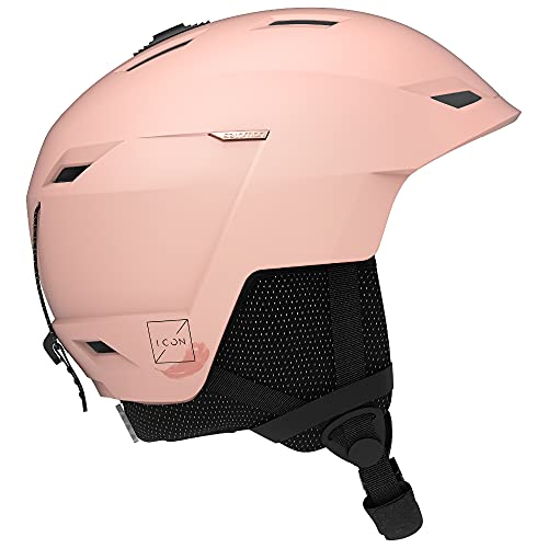 Salomon ICON LT Casco de esquí y snowboard para mujer, Ajuste regulable, Durazno (Peach), M (56-59 cm)