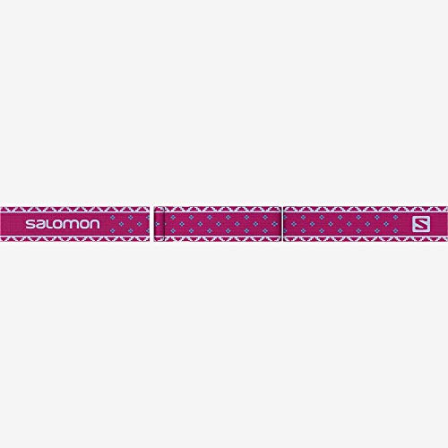 Salomon, Kiwi, Máscara de esquí para niños (3-6 años), Rosa/Plateado (Universal Silver Mirror), L39911000