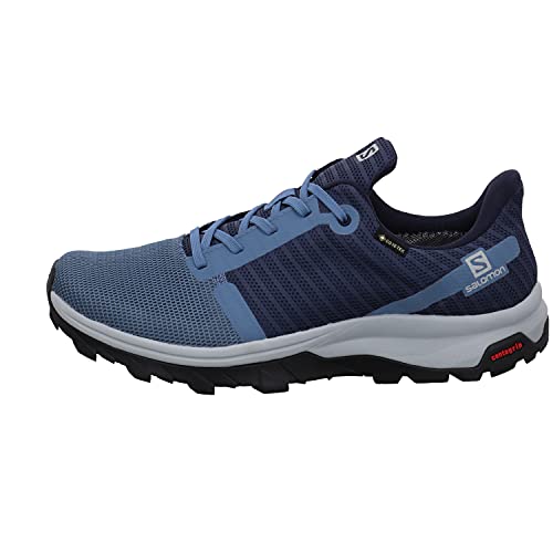 Salomon Outbound Prism Gore-Tex (impermeable) Mujer Zapatos de trekking, Azul (Copen Blue/Dark Denim/Pearl Blue), 36 EU