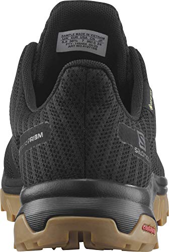 Salomon Outbound Prism Gore-Tex (impermeable) Mujer Zapatos de trekking, Negro (Black/Black/Gum1a), 40 ⅔ EU