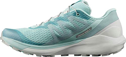 SALOMON Sense Ride 4 W, Zapatillas de Senderismo Mujer, Pastel Turquoise/Lunar Rock/Slate, 36 EU