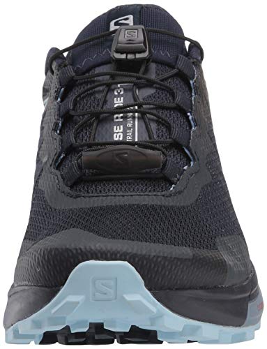 SALOMON Shoes Sense Ride, Zapatillas de Running Mujer, Multicolor (Navy Blazer/Flint Stone/Angel Falls), 40 2/3 EU