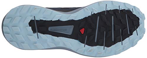 SALOMON Shoes Sense Ride, Zapatillas de Running Mujer, Multicolor (Navy Blazer/Flint Stone/Angel Falls), 40 2/3 EU