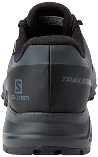 Salomon Trailster 2 Gore-Tex (impermeable) Hombre Zapatos de trail running, Negro (Phantom/Ebony/Black), 46 ⅔ EU