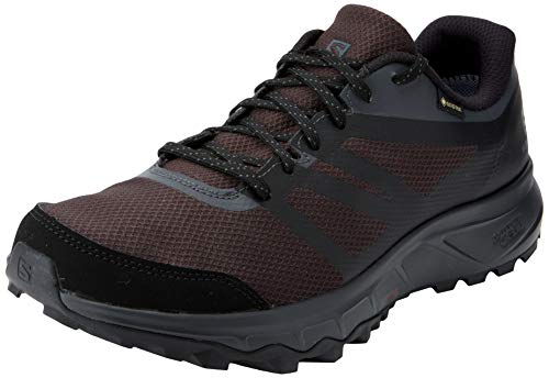 Salomon Trailster 2 Gore-Tex (impermeable) Hombre Zapatos de trail running, Negro (Phantom/Ebony/Black), 46 ⅔ EU