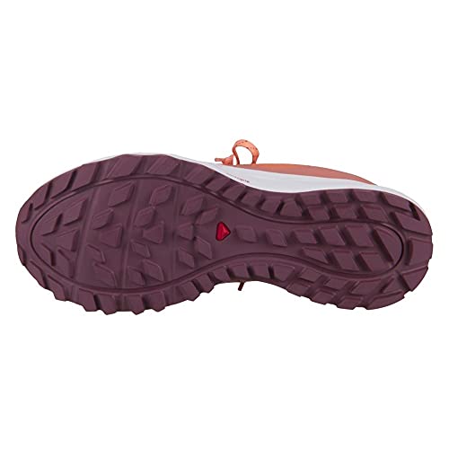 Salomon Trailster 2 Gore-Tex (impermeable) Mujer Zapatos de trail running, Rojo (Persimon/Pearl Blue/Wine Tasting), 36 ⅔ EU