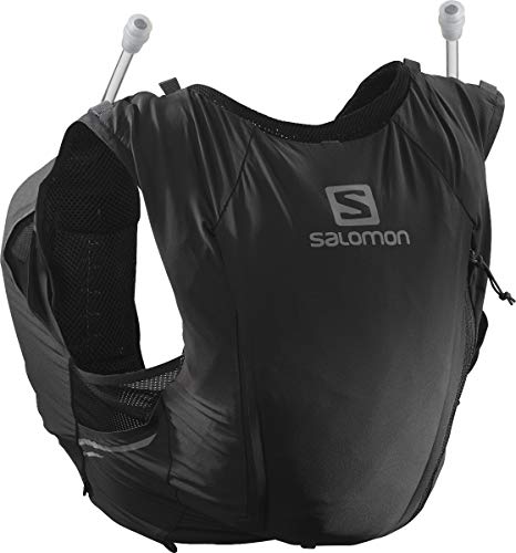 Salomon Womens Sense Pro 10 Set Running Hydration Vest, Black/Ebony, X-Large