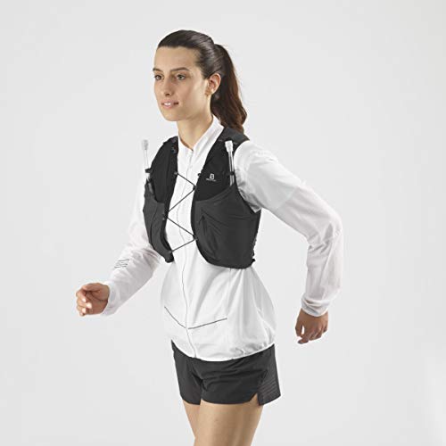 Salomon Womens Sense Pro 5 Set Running Hydration Vest, Black, Medium