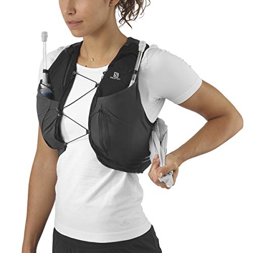 Salomon Womens Sense Pro 5 Set Running Hydration Vest, Black, Medium