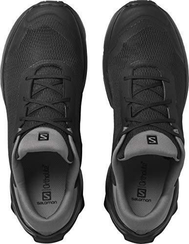 Salomon X Reveal Hombre Zapatos de trekking, Negro (Black/Black/Quiet Shade), 44 EU