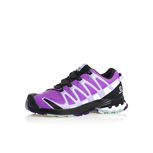 Salomon XA Pro 3D V8 Gore-Tex (impermeable) Mujer Zapatos de trail running, Violeta (Royal Lilac/Lavender/Slate), 39 1/3 EU