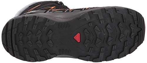 Salomon XA Pro 3D Winter TS CSWP J, Calzado de Invierno, Negro/Naranja (Black/Magnet/Tangelo), 35 EU