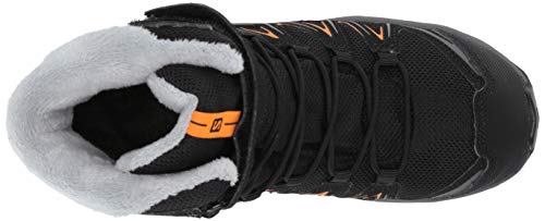 Salomon XA Pro 3D Winter TS CSWP J, Calzado de Invierno, Negro/Naranja (Black/Magnet/Tangelo), 35 EU