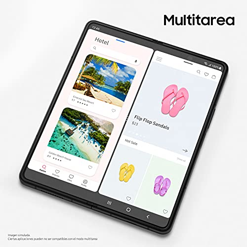 Samsung Galaxy Z Fold3 5G – Teléfono móvil sin tarjeta SIM, Android, Plegable, Smartphone, 256 GB, Plata + Note Pack (Version ES)