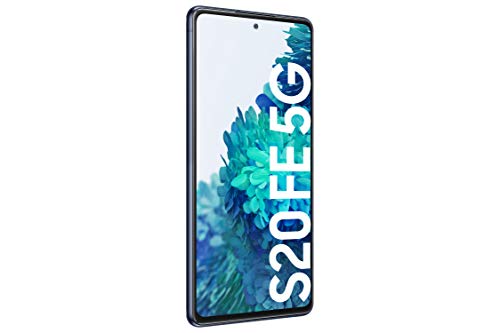 Samsung Smartphone Galaxy S20 FE con Pantalla Infinity-O FHD+ de 6,5 Pulgadas, 6 GB de RAM y 128 GB de Memoria Interna Ampliable, Batería de 4500 mAh y Carga rápida Azul (Version ES)