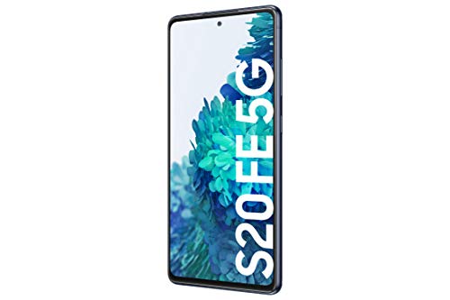 Samsung Smartphone Galaxy S20 FE con Pantalla Infinity-O FHD+ de 6,5 Pulgadas, 6 GB de RAM y 128 GB de Memoria Interna Ampliable, Batería de 4500 mAh y Carga rápida Azul (Version ES)