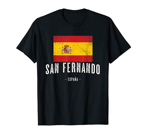San Fernando España | Souvenir Linda Ciudad - Bandera - Camiseta