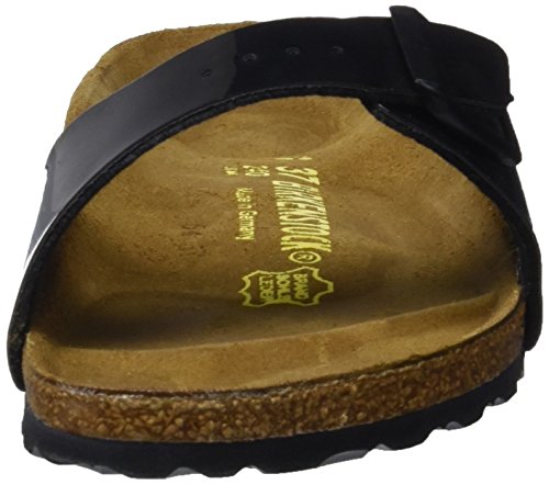 Sandalias Birkenstock Madrid, (Noir (Vernis Noir)), 39