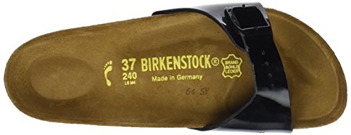 Sandalias Birkenstock Madrid, (Noir (Vernis Noir)), 39