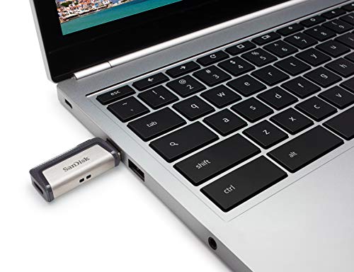 SanDisk SDDDC2-016G-G46 - Memoria Flash USB 16 GB para tu smartphone Android - Ultra Dual Drive Type-C - USB 3.1, Negro