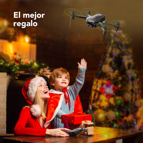 Sansisco Mini Drone con Cámara 1080P para Adultos, Plegable Drone Vuelto de 20 Mins, Múltiples Modos de Vuelo, Fotografía de Gesto, Control de Gravedad, Drone para Principiantes Bolsa de Transporte