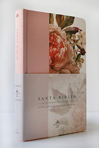 Santa Biblia / Holy Bible: Biblia Reina Valera 1960, Pink, rosada con flores, Tamano Manual