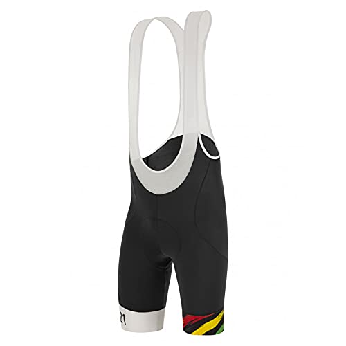 Santini Karma EVO-Bib Shorts Splashes Design Flanders 2021 Culotte, Sport, BI (Blanco), XXL