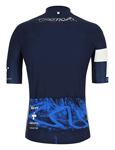 Santini Tour De Suisse-Tremola 2019 - Pantalón Corto para Hombre, Hombre, RE94075CTREMO, Multicolor, X-Large