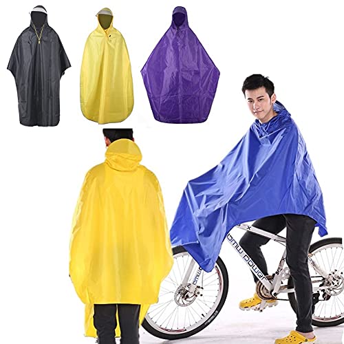 SASAU Capa de Lluvia Bicicleta Bicicleta Impermeable Impermeable para Mujeres Hombres Impermeables con Capucha Mujer Motor Motor BICIA Coca DE LA LLUCHA Oxford Ciclo Ciclo Poncho Abrigos de Lluvia
