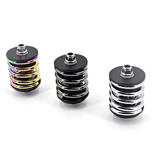 SASCD Amortiguador de Bicicleta Plegable for Brompton Ultralight Bicycle Suspensión Trasera Choques Tornillos + Tuerca Piezas de amortiguación de Ciclismo (Color : Colorful Absorber)