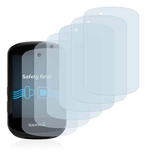savvies Protector Pantalla Compatible con Garmin Edge 1030 Plus 6 Unidades Pelicula Ultra Transparente