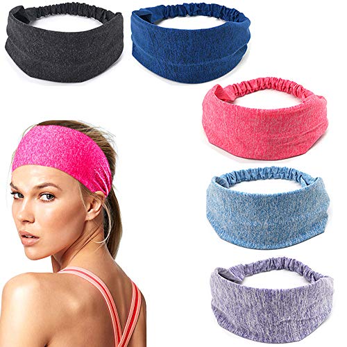 Schneespitze 3 Piezas Diadema Deportiva,Banda Elástica Diadema Atlética,Antideslizante Banda de Cabeza para Hombres, Mujeres para Fitness, Yoga, MontañIsmo, Tenis