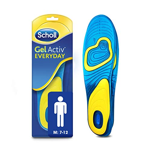 Scholl Active Plantillas de gel, para hombre