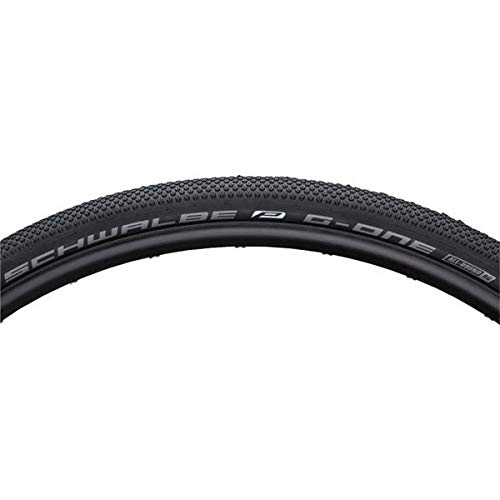 Schwalbe G-One Neumáticos para Bicicleta, Unisex Adulto, Negro, 27.5 x 2.80 70-584