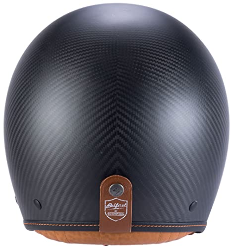 Scorpion CASCO MOTO BELFAST CARBON,UNISEXO,Negro mate,XXL