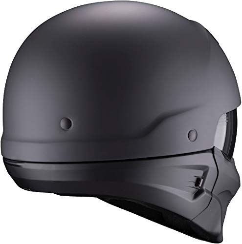 Scorpion NC Casco per Moto, Hombre, Negro, XL